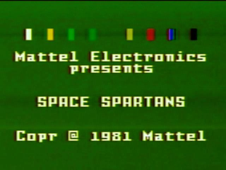 Space Spartans screenshot 3 for Intellivision